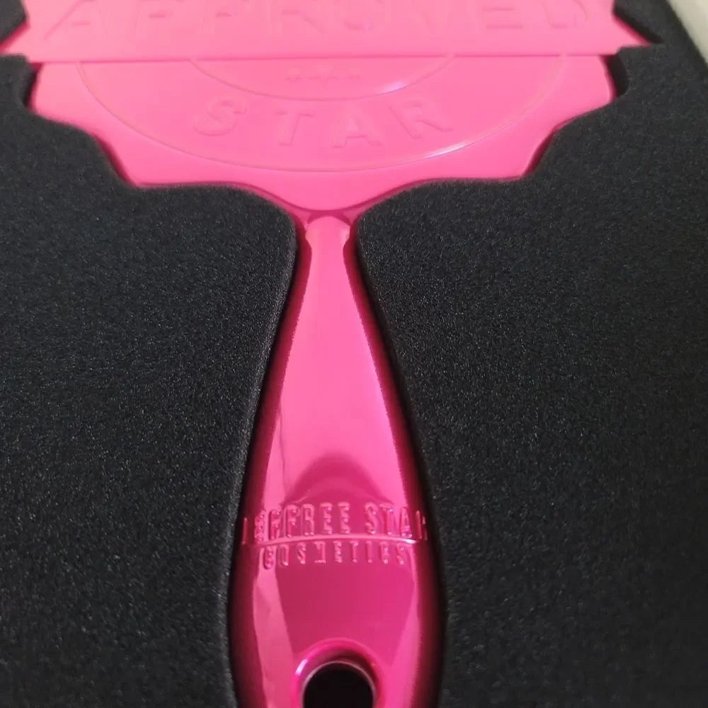 Jeffree Star hand mirror pink chrome